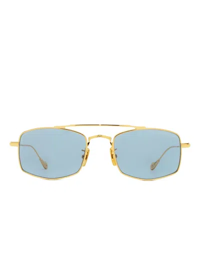 Cutler And Gross Rectangular-frame Sunglasses In Gold