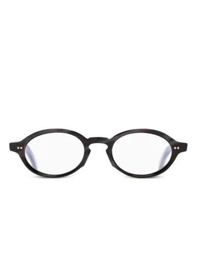 Cutler And Gross Round-frame Glasses In Black