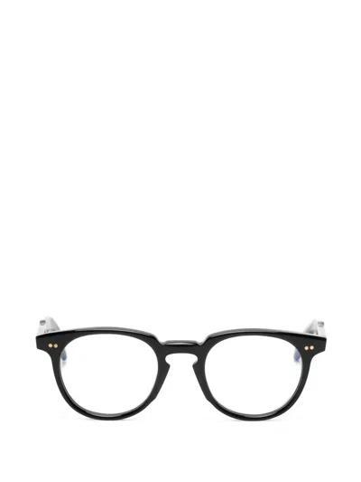 Cutler And Gross Round Frame Glasses In Black
