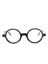 Cutler And Gross Round-frame Glasses In Black