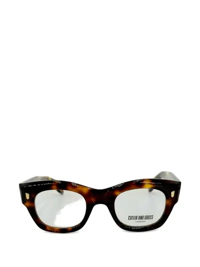 Cutler And Gross Round-frame Glasses In Brown