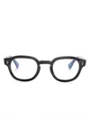 Cutler And Gross Round-frame Glasses In Grey