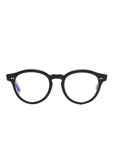 Cutler And Gross Round-frame Glasses In Black