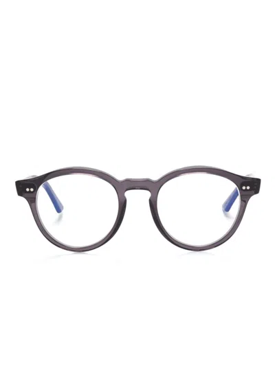 Cutler And Gross Round-frame Glasses In Schwarz