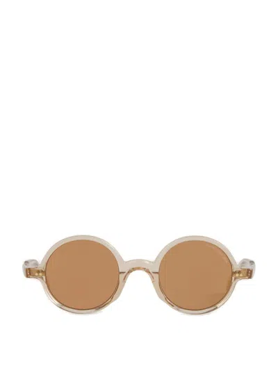 Cutler And Gross Cutler & Gross Round Frame Sunglasses In Brown