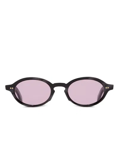 Cutler And Gross Round-frame Sunglasses In Black