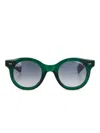 Cutler And Gross Round-frame Sunglasses In Brown