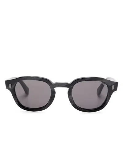 Cutler And Gross Round-frame Sunglasses In Grey