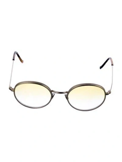 Pre-owned Cutler And Gross Round Gradient Sunglasses In Multi