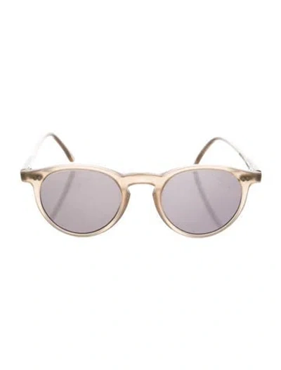 Pre-owned Cutler And Gross Round Tinted Sunglasses