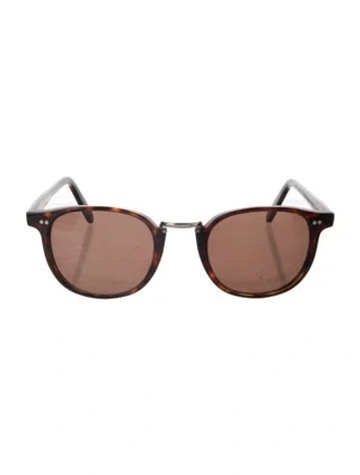 Pre-owned Cutler And Gross Round Tinted Sunglasses In Brown