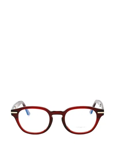 Cutler And Gross Round-frame Glasses In Red