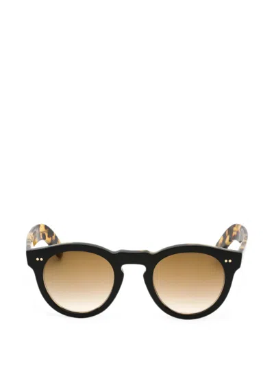 Cutler And Gross Round-frame Sunglasses In Brown