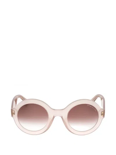 Cutler And Gross Round-frame Sunglasses In Pink