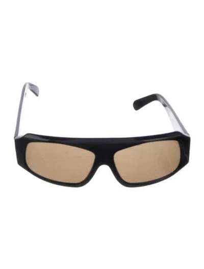 Pre-owned Cutler And Gross Shield Tinted Sunglasses In Black