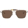 Cutler And Gross Silver The Great Frog Edition Capri Rectangular Sunglasses