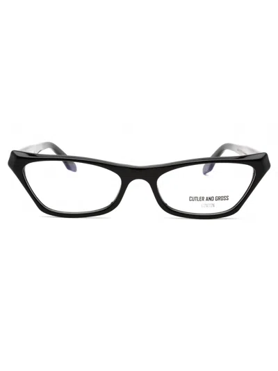Cutler And Gross Sleek Cat-eye Eyeglasses For Women In Black