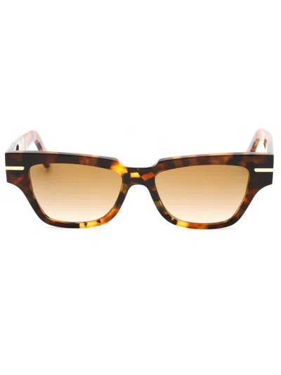 Cutler And Gross Sleek Cat-eye Sunglasses In Brown