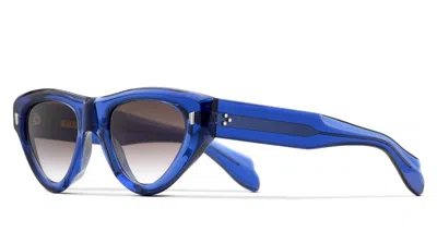 Cutler And Gross Smoke Gradient Cat Eye Ladies Sunglasses Cgsn992650 003 50 In Blue