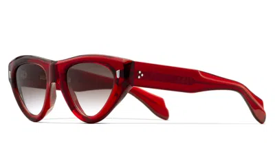Cutler And Gross Smoke Gradient Cat Eye Ladies Sunglasses Cgsn992650 004 50 In Red