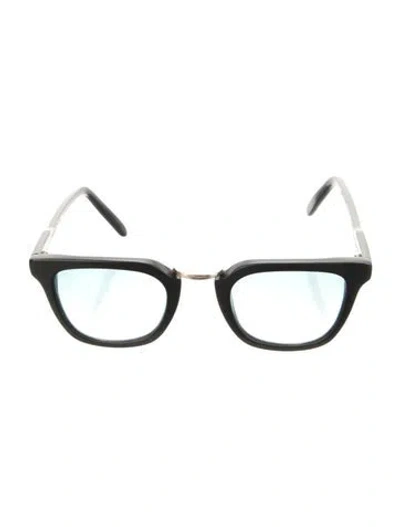 Pre-owned Cutler And Gross Square Clear Sunglasses In Black