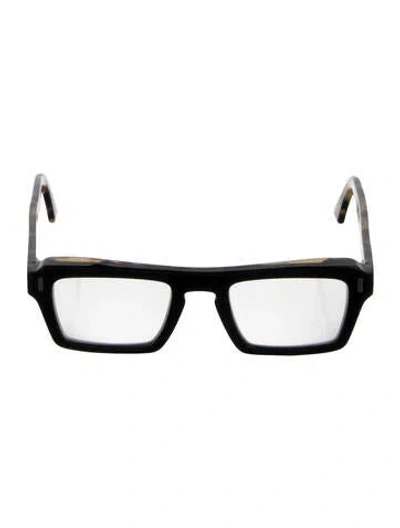 Pre-owned Cutler And Gross Square Eyeglasses In Brown