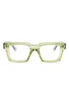 Cutler And Gross Square-frame Glasses In Green