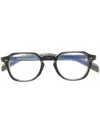 Cutler And Gross Brille Mit Eckigem Gestell In Grey