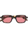 Cutler And Gross Square-frame Sunglasses In Braun