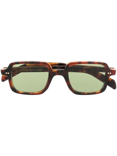 Cutler And Gross Square-frame Sunglasses In Braun