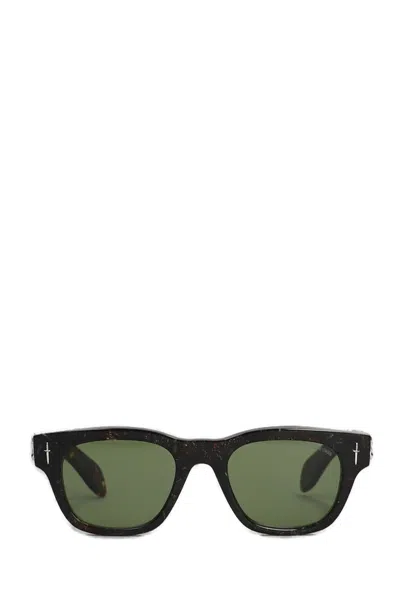 Cutler And Gross Square Frame Sunglasses In Brown