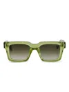 Cutler And Gross Square-frame Sunglasses In Green