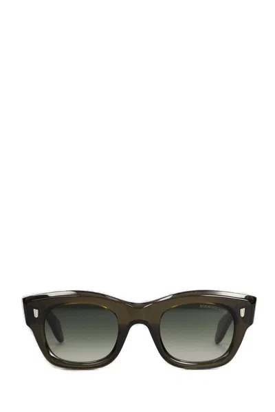 Cutler And Gross Square Frame Sunglasses In Green