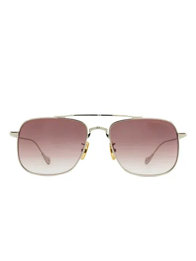 Cutler And Gross Square-frame Sunglasses In Silver