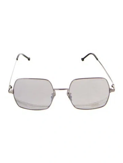 Pre-owned Cutler And Gross Square Mirrored Sunglasses