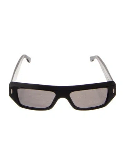 Pre-owned Cutler And Gross Square Tinted Sunglasses In Black
