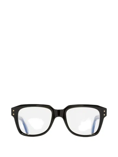 Cutler And Gross Stud Square-frame Glasses In Black