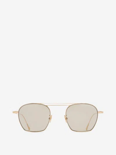 Cutler And Gross Cutler & Gross Sunglasses 0004 Aviator In Gold