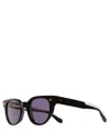 CUTLER AND GROSS SUNGLASSES 1392-01 49MM BLACK ACETATE SUNGLASSES