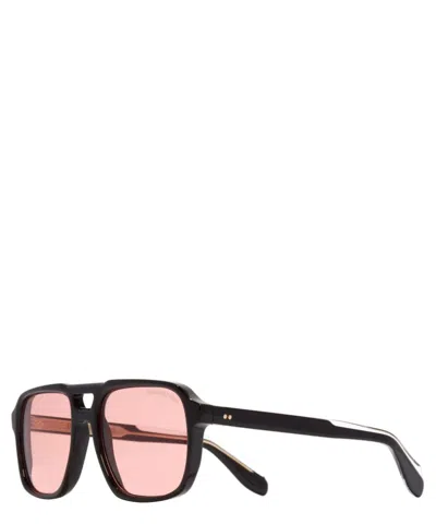 Cutler And Gross Sunglasses 1394-01 57mm Black Acetate Sunglasses In Crl