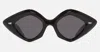 Cutler And Gross 9126 - Black On Pink Sunglasses In Black