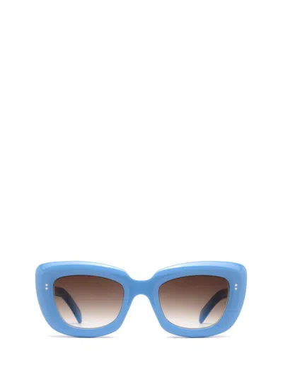 Cutler And Gross Cutler & Gross Sunglasses In Solid Light Blue