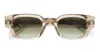 Cutler And Gross Logo-plaque Sunglasses In Transparent Beige