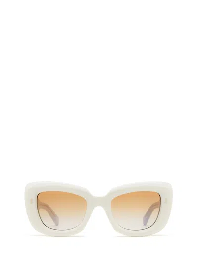 Cutler And Gross Cutler & Gross Sunglasses In White Ivory