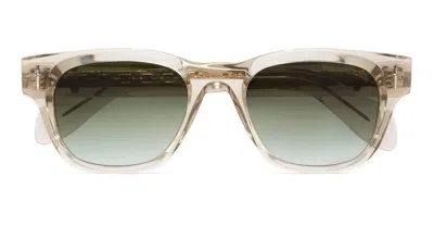 Cutler And Gross The Great Frog - Crossbones - Sand Crystal Sunglasses In Transparent Beige