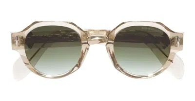 Cutler And Gross The Great Frog - Lucky Diamond I - Sand Crystal Sunglasses In Transparent Beige