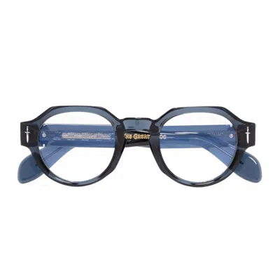 Cutler And Gross The Great Frog 006 03 Deep Blue Glasses In Brown