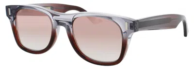 Cutler And Gross Unisex Square Sunglasses In White