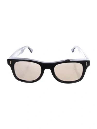 Pre-owned Cutler And Gross Wayfarer Gradient Sunglasses In Black