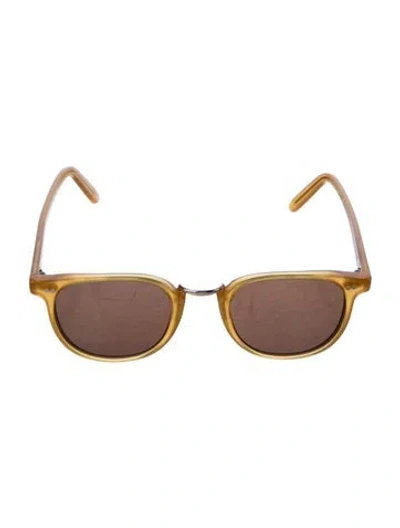 Pre-owned Cutler And Gross Wayfarer Tinted Sunglasses In Brown